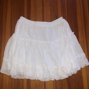 Princess Polly White Marlowe Mini Skirt
